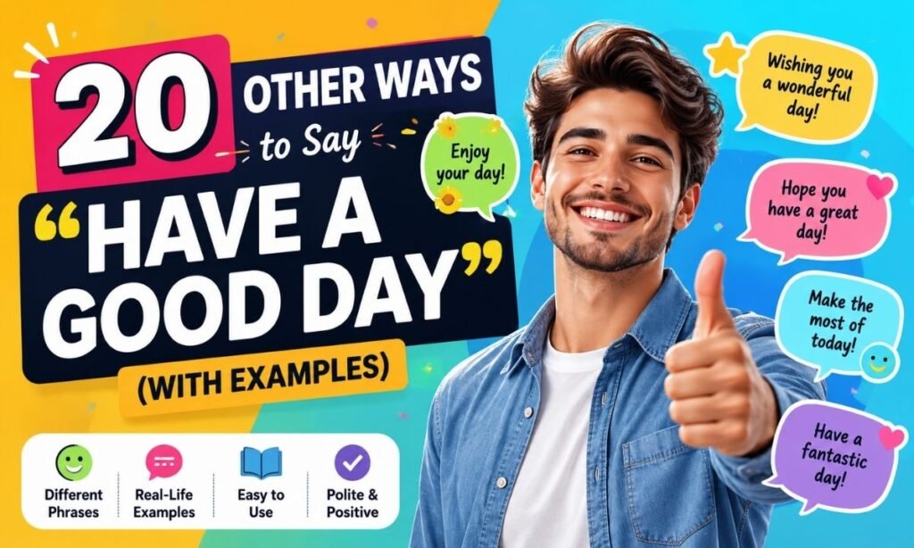20 Other Ways to Say "Have a Good Day" (With Examples)
