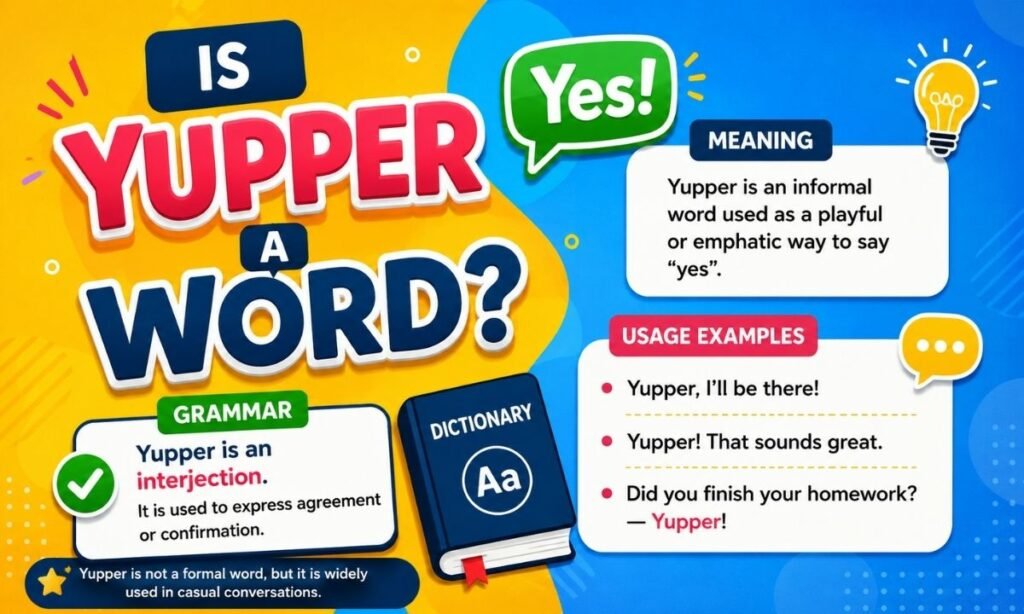 Is Yupper a Word? Meaning and Usage