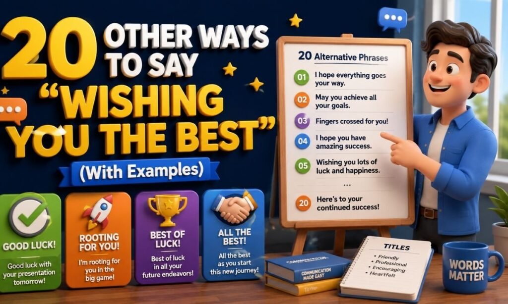 20 Other Ways to Say "Wishing You the Best" (With Examples)
