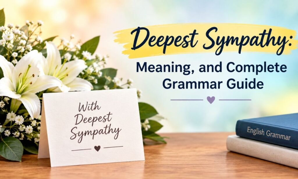 Deepest Sympathy: Meaning, and Complete Grammar Guide