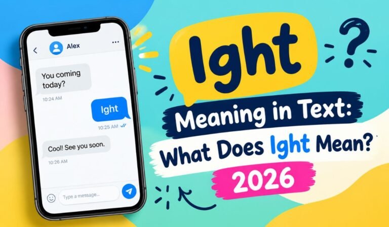 Ight Meaning in Text: What Does Ight Mean? 2026