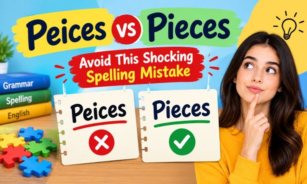 Peices vs Pieces Avoid This Shocking Spelling Mistake