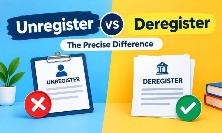 Unregister vs Deregister: The Precise Difference